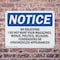 Signmission No Soliciting I Do Not Want Your Magazines OSHA Notice Sign, Plastic, 14in W x 10in L, 2PK OS-2PACK-NS-P-1014-L-14821 - alternate 2